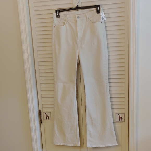 Old Navy Denim - Old Navy Women's Wide Leg Cream Jeans